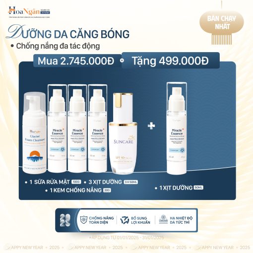 COMBO 2 - DƯỠNG DA CĂNG BÓNG