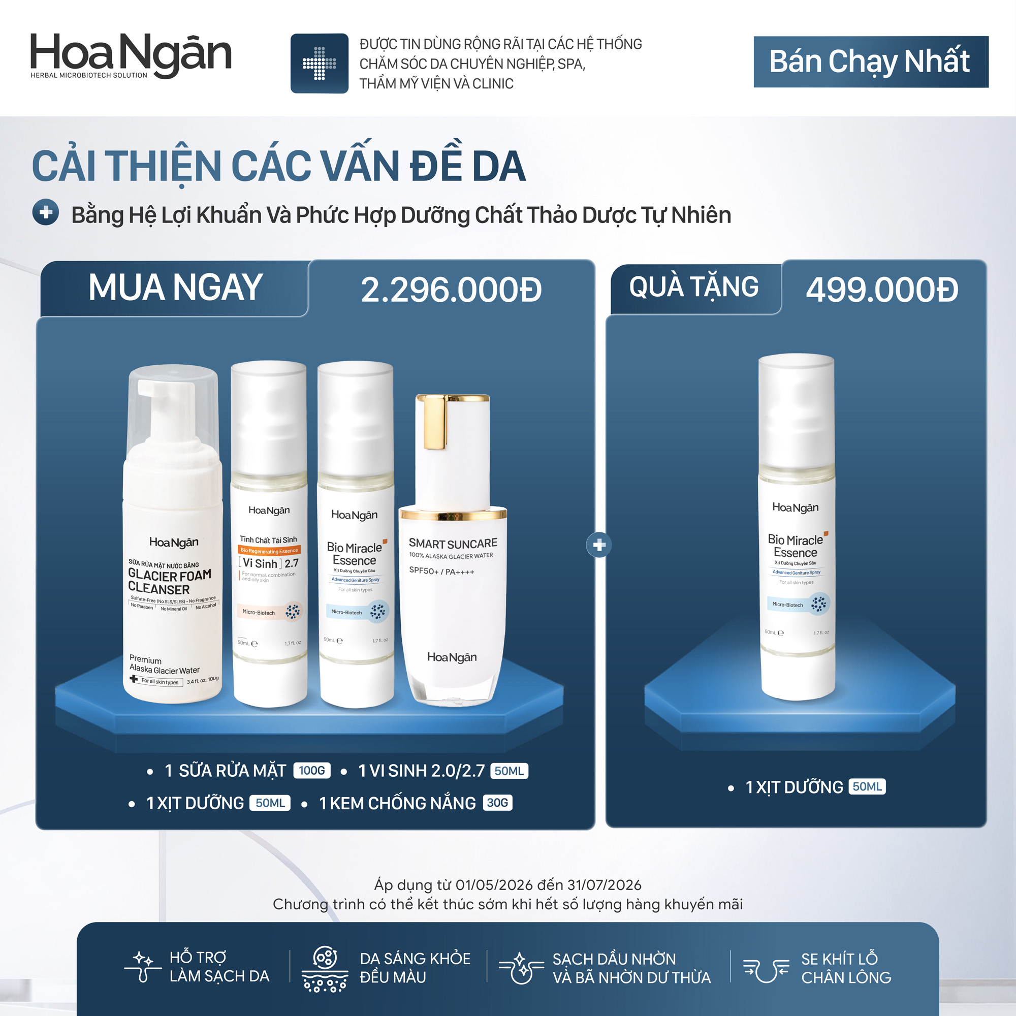 Combo Khuyến Mãi 2 Hoa Ngân