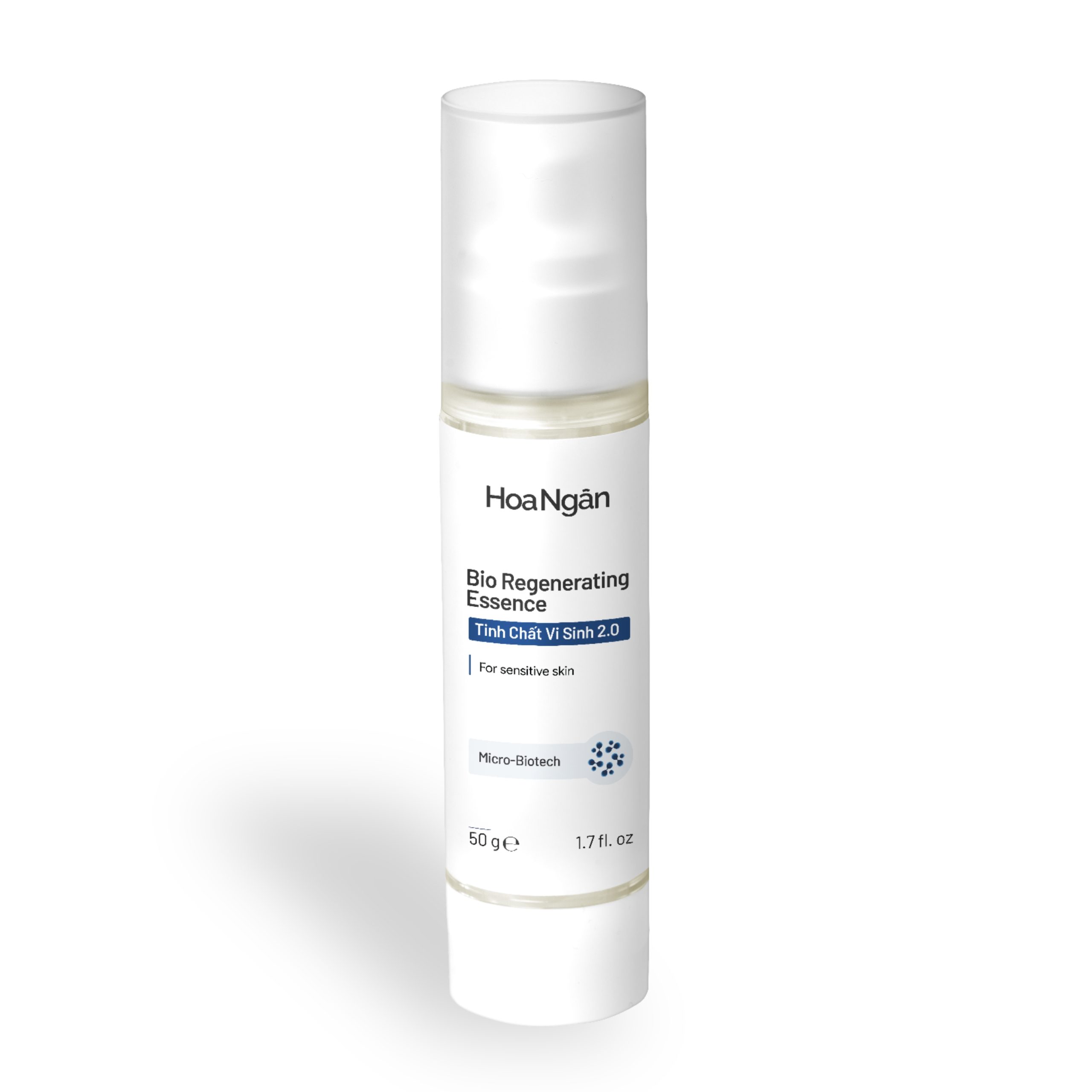 Bio Regenerating Essence Tinh Chất Vi Sinh 2.0 đựng trong chai hút chân không màu trắng sang trọng