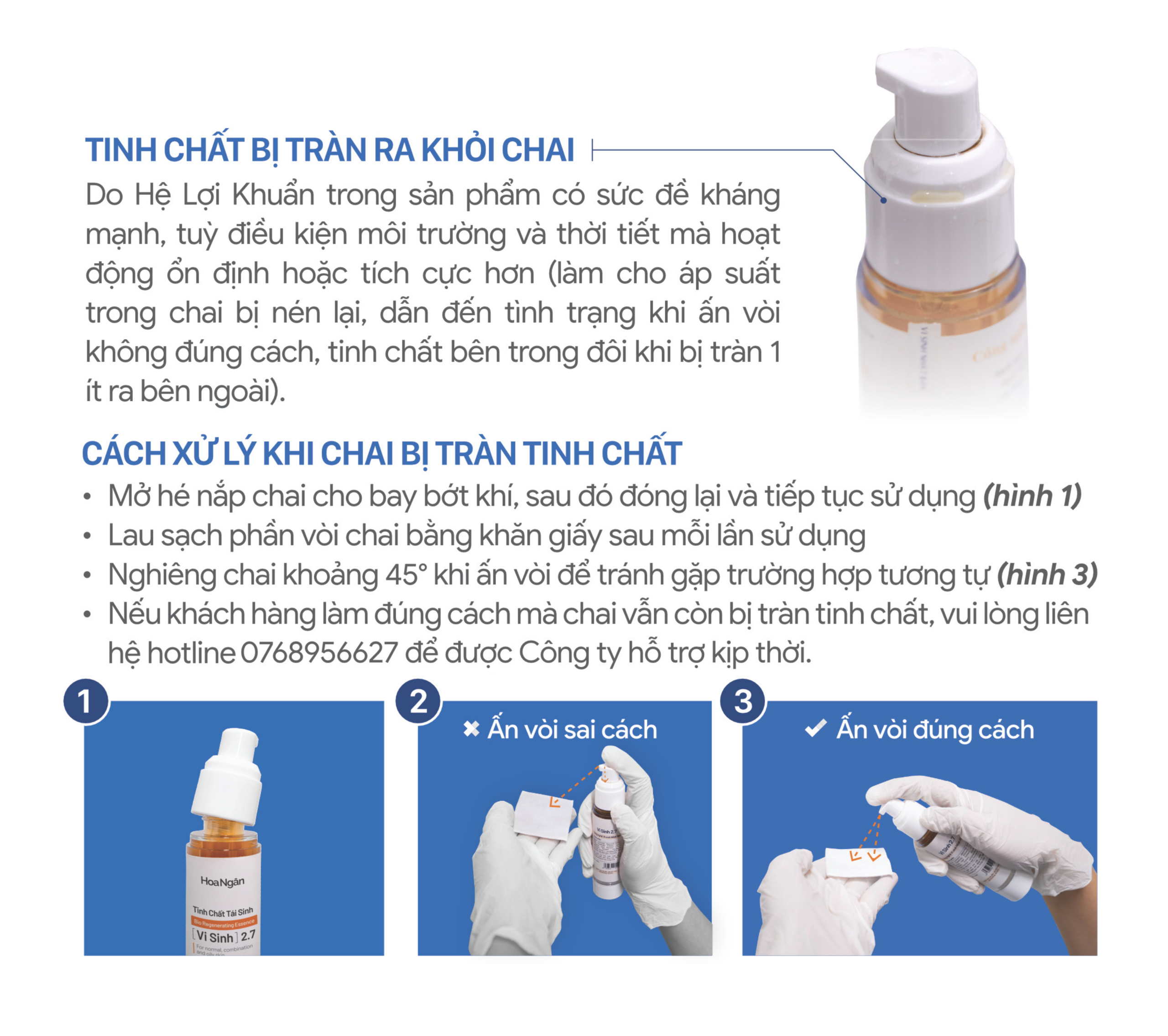 Lưu ý khi sử dụng sản phẩm Hoa Ngân - Hình 2